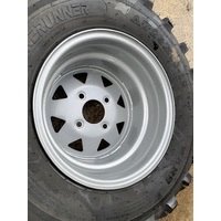 2004 Yamaha Kodiak 450 OEM rear Wheel Rim 12X6 5ND-F5180-11-00