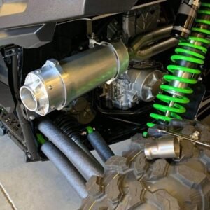 2020-2026 Kawasaki KRX 1000 Trinity Racing Full Exhaust Muffler Brushed TR-4177F